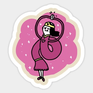 Elastic Princess Sticker
